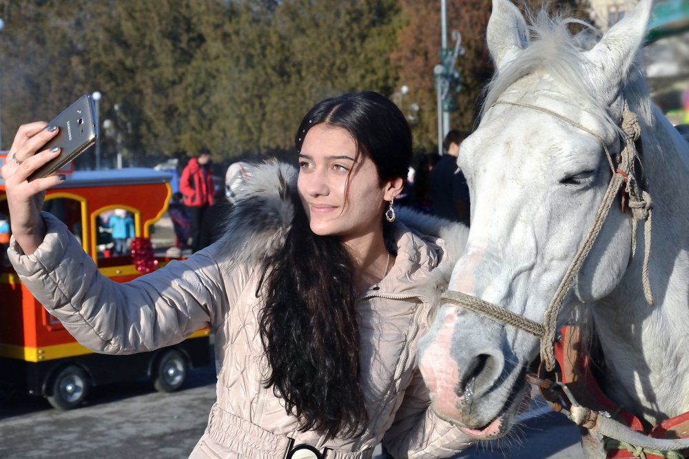 Селфи с лошадкой