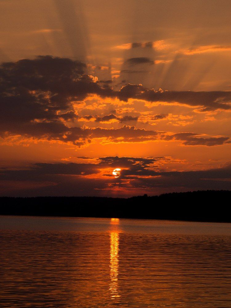Волга на закате