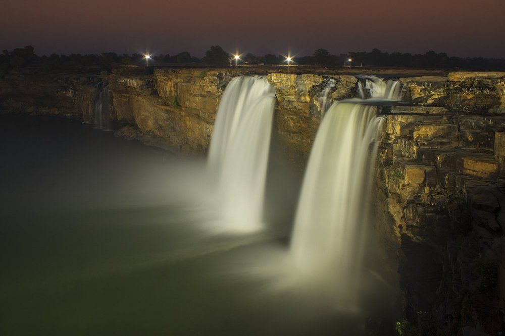 Glittering Indian Niagara Falls