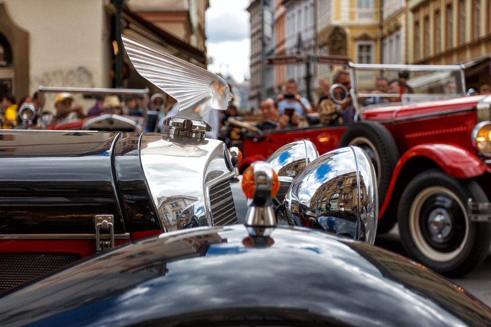 Ретро автомобили.