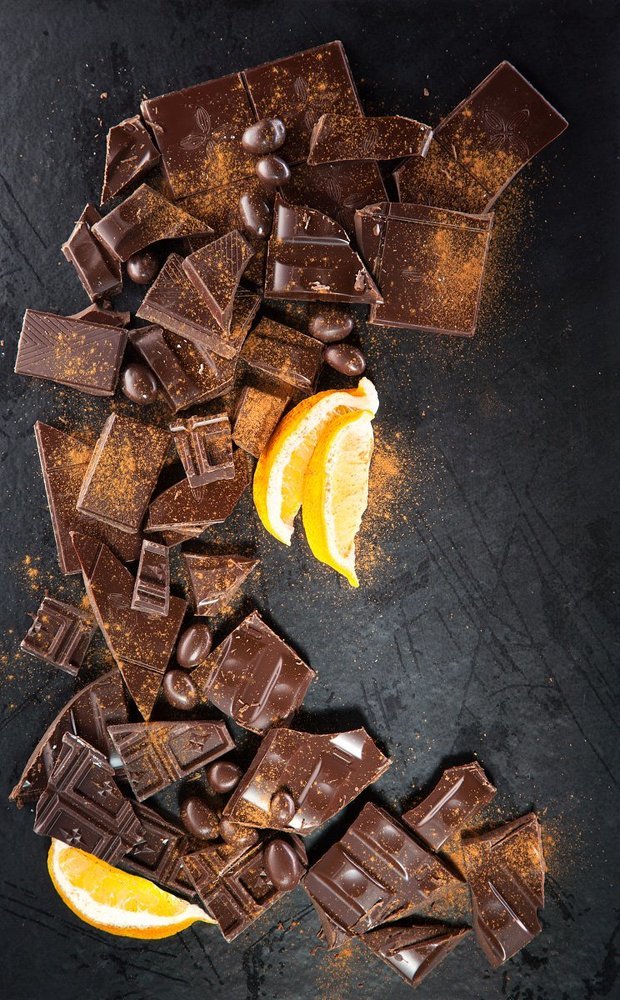 Still life with chocolate