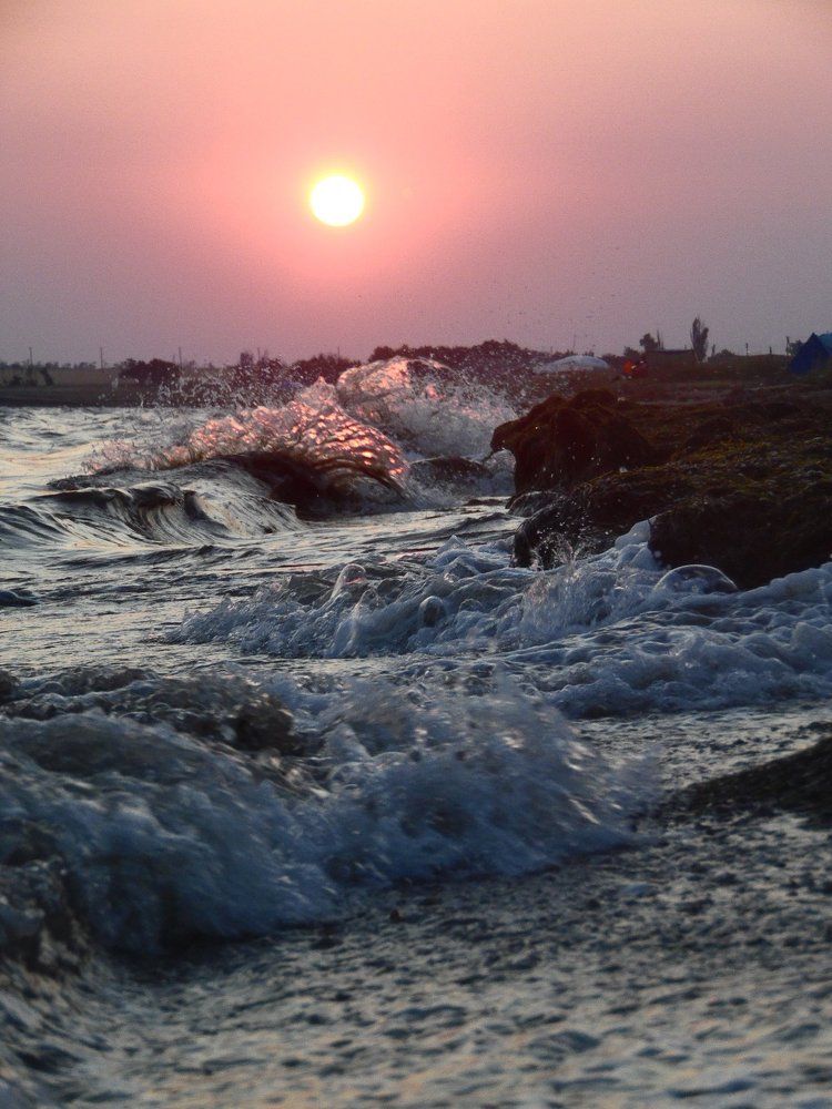 Вечернее море