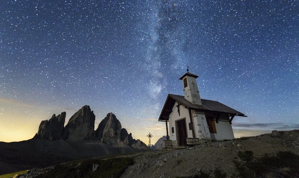 Chapel under the stars