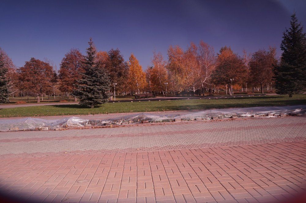 Осень в Алматы. Взгляд через очки.