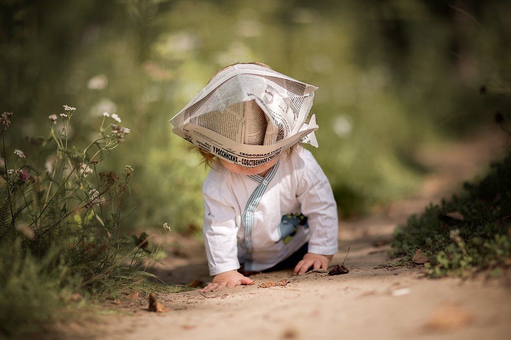 Кузенька на прогулке