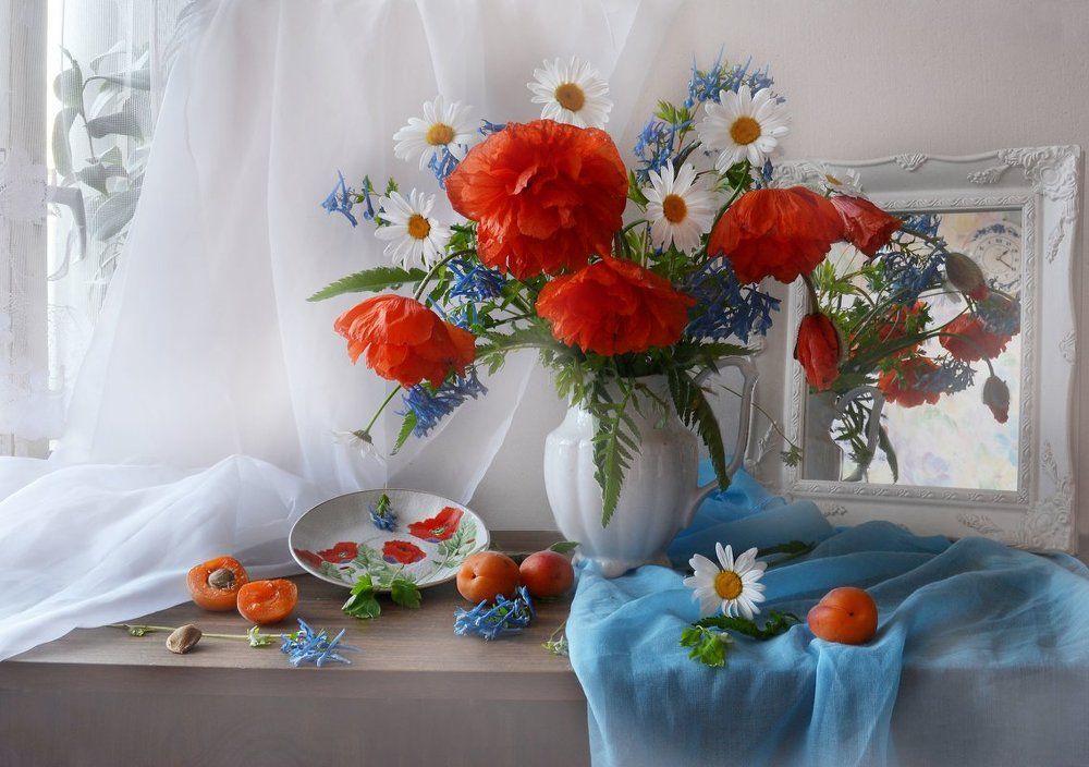 Я хочу подарить тебе маки...