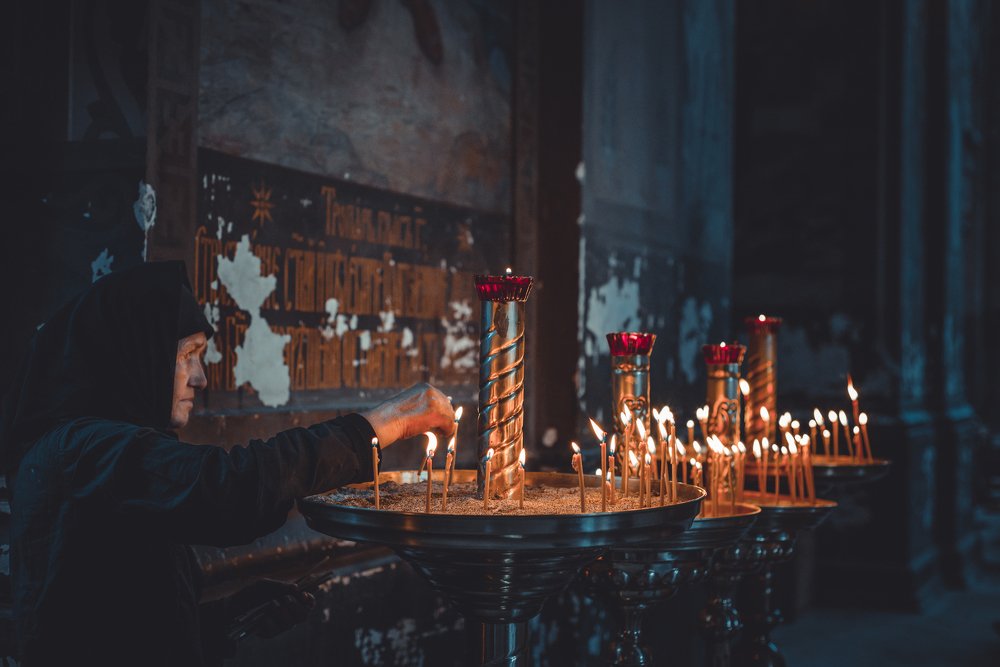 В тихой молитве