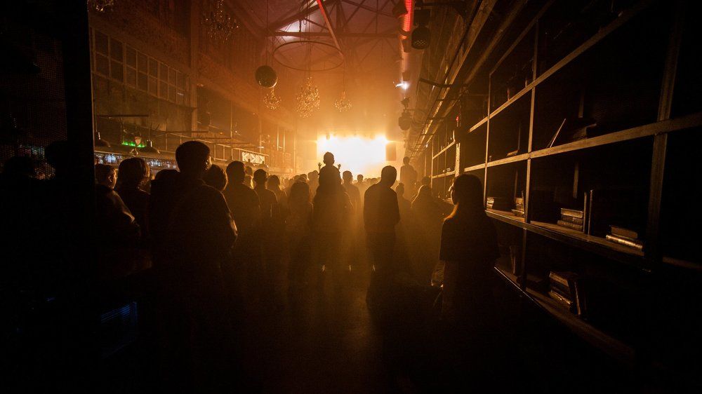 На концерте