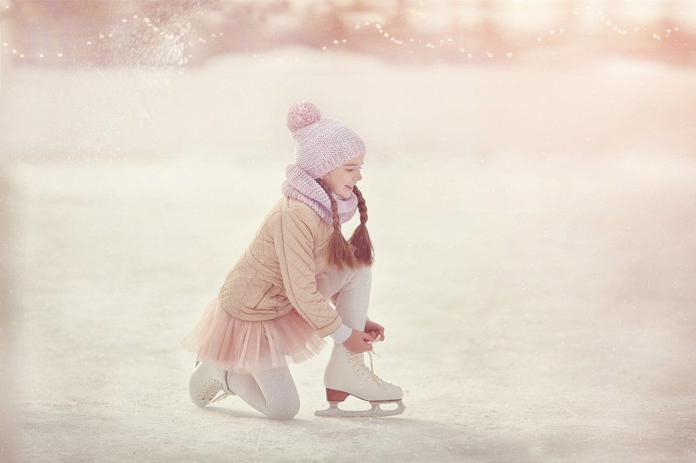 Маленькая фигуристка