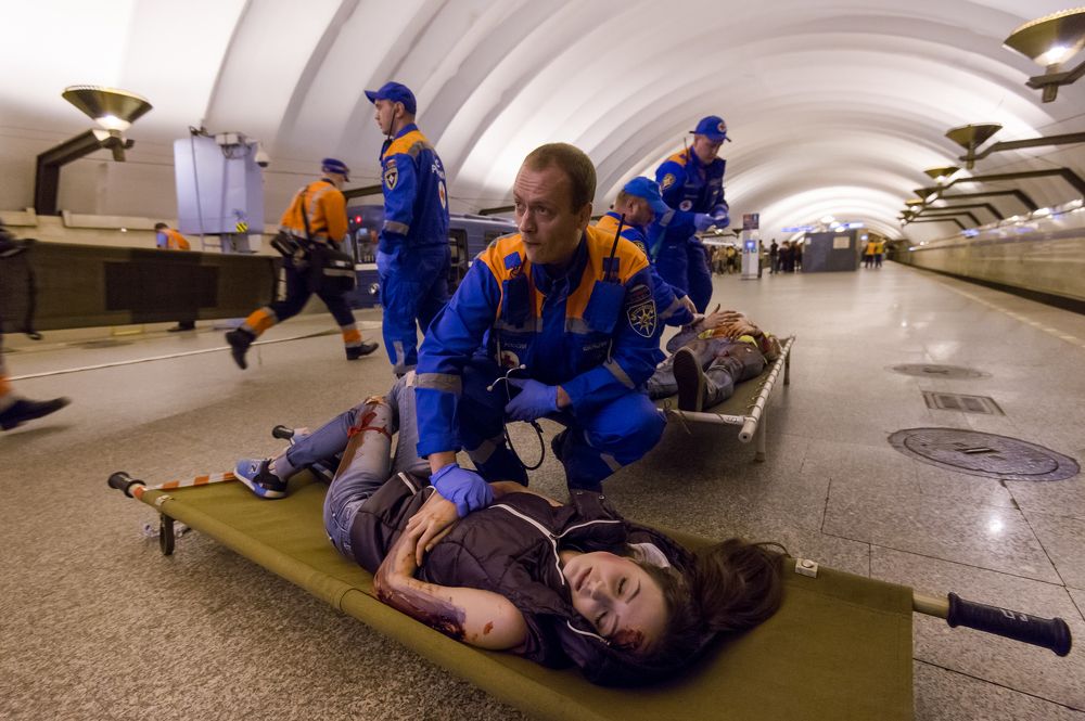 Учения в метро