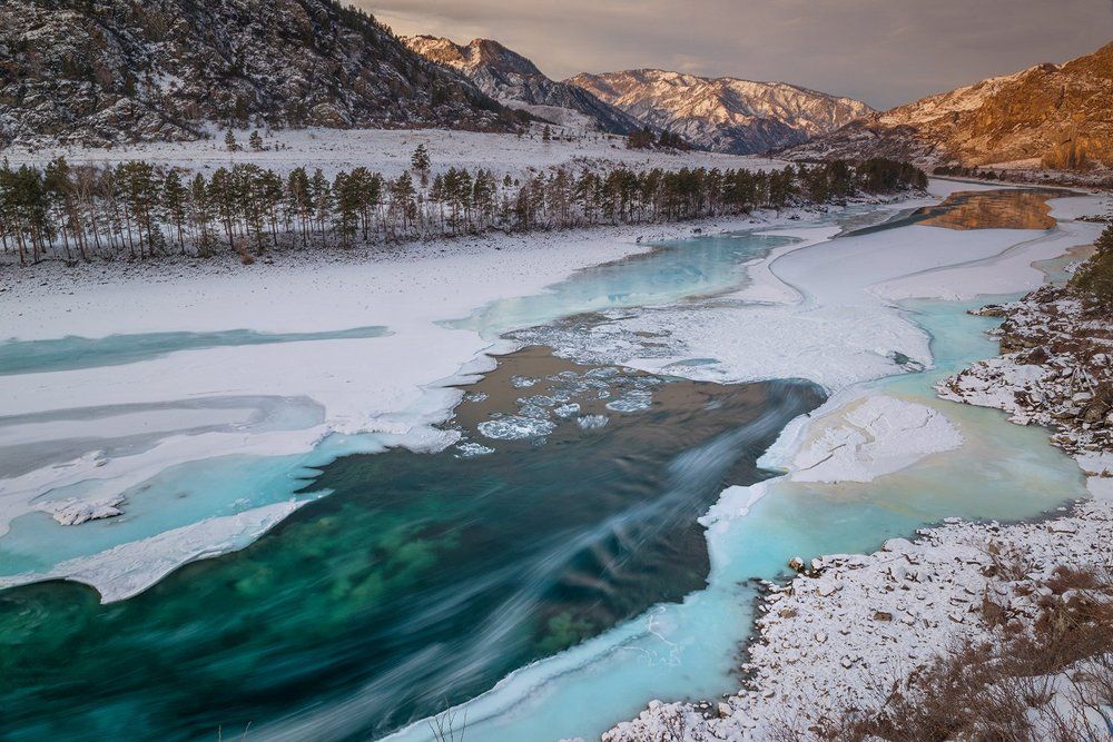 Зимняя Катунь