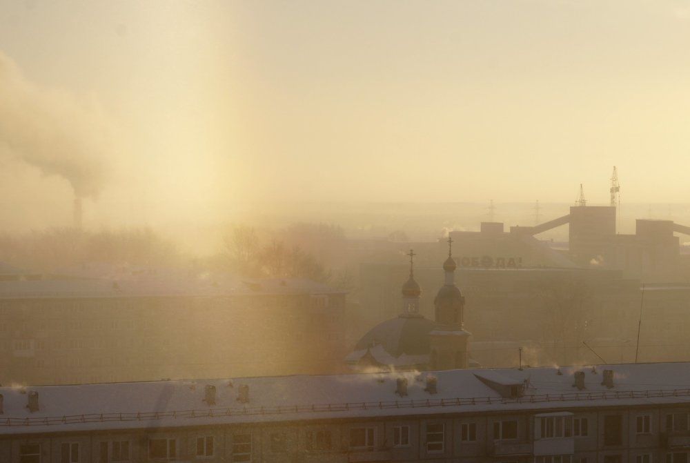 Морозное зимнее утро