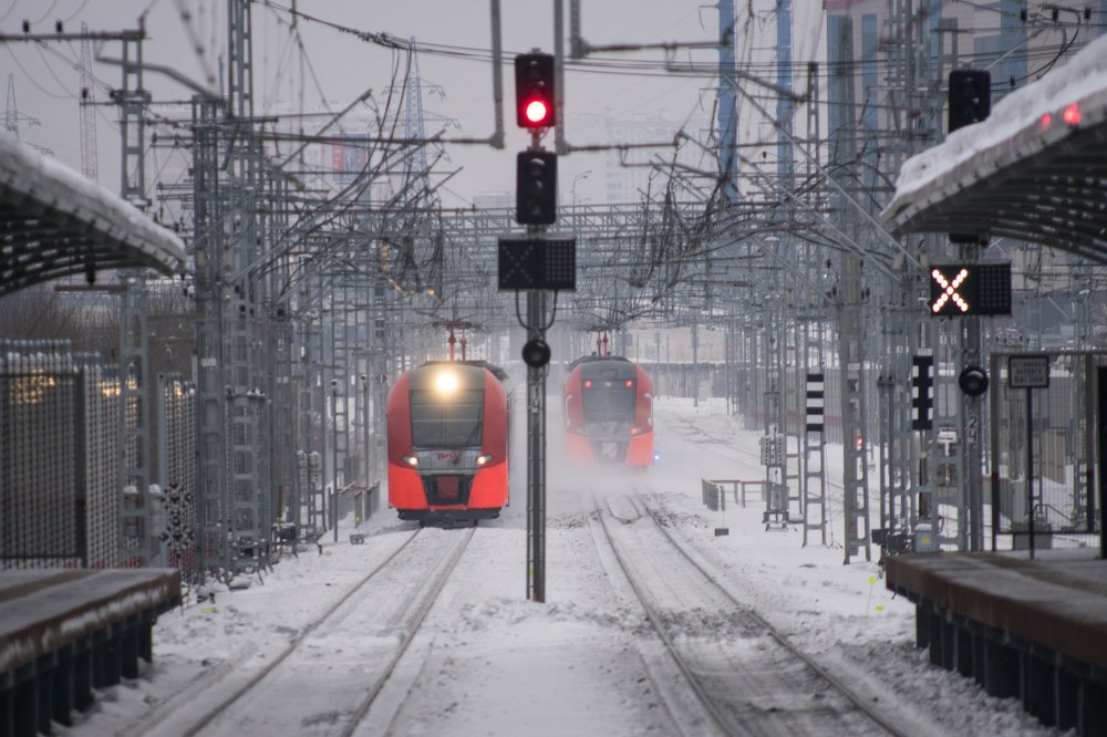 Прибытие поезда