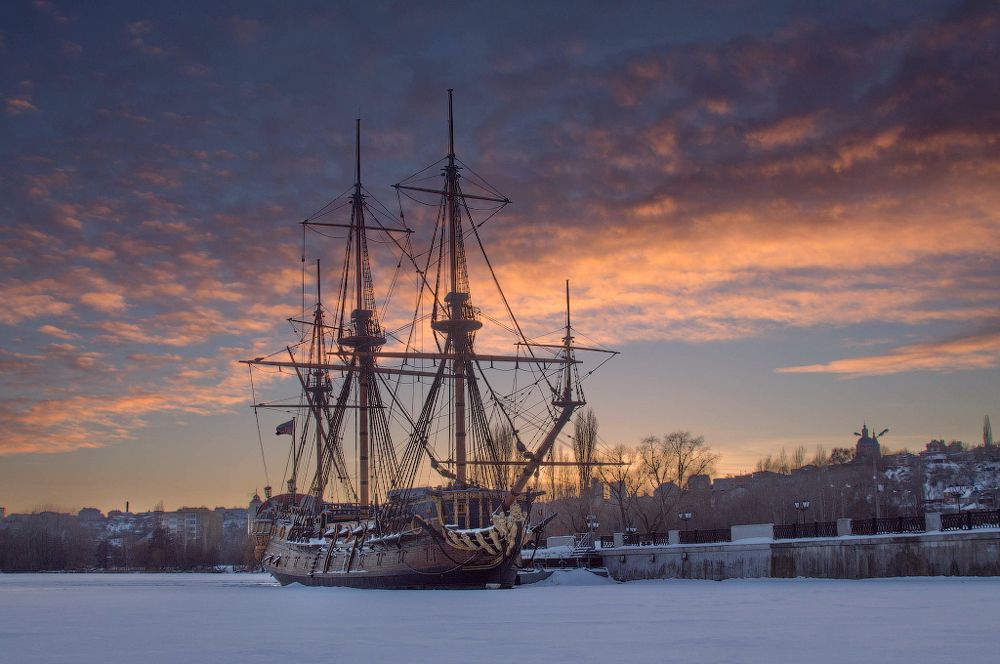 Корабль во льдах