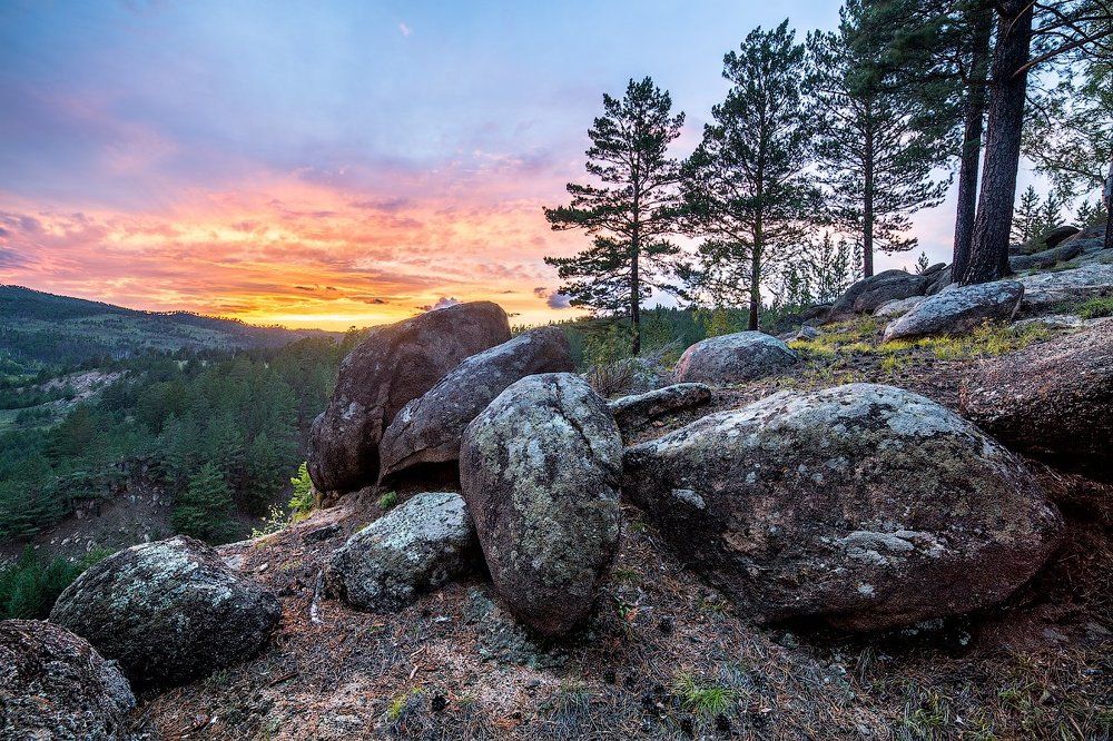 Вечер на каменном карьере