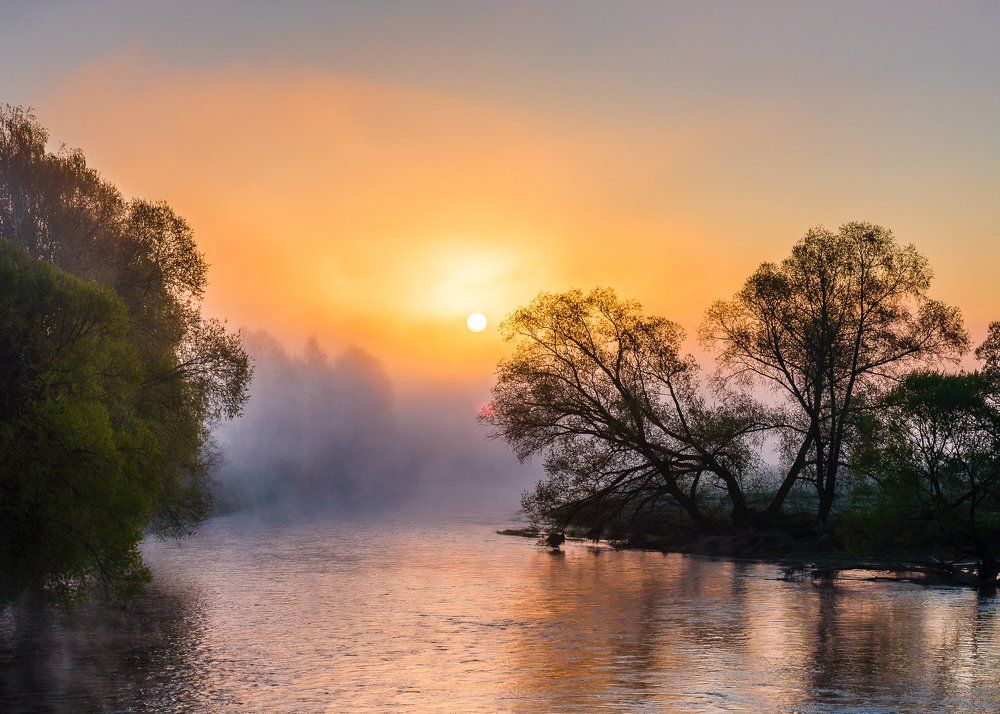 Рассвет над Москвой рекой