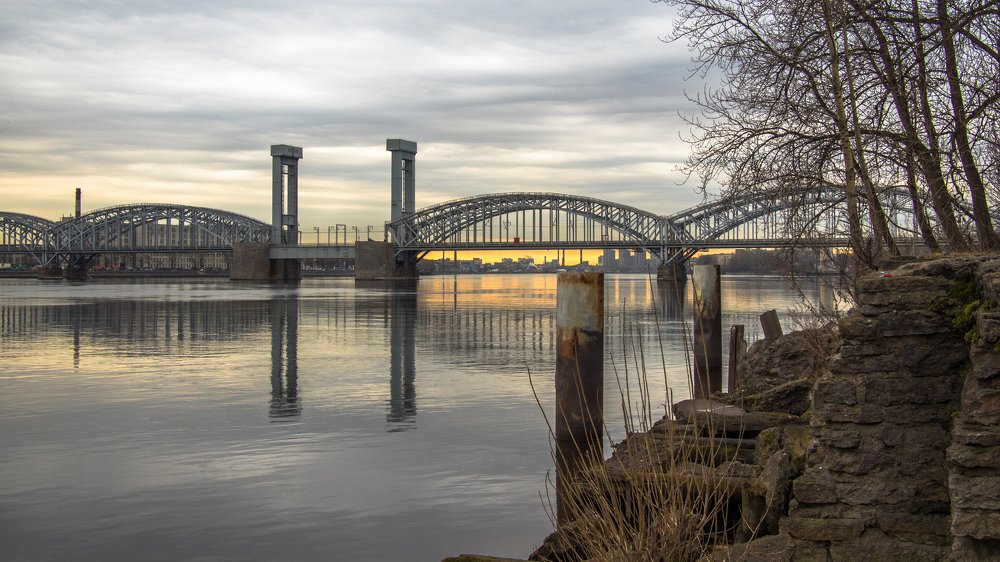 Finland railway bridge