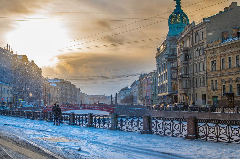 Зимний Петербург.