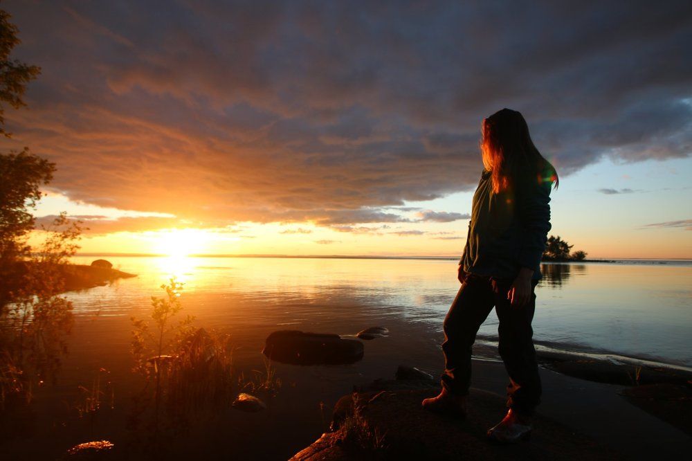 Закат с Валаама