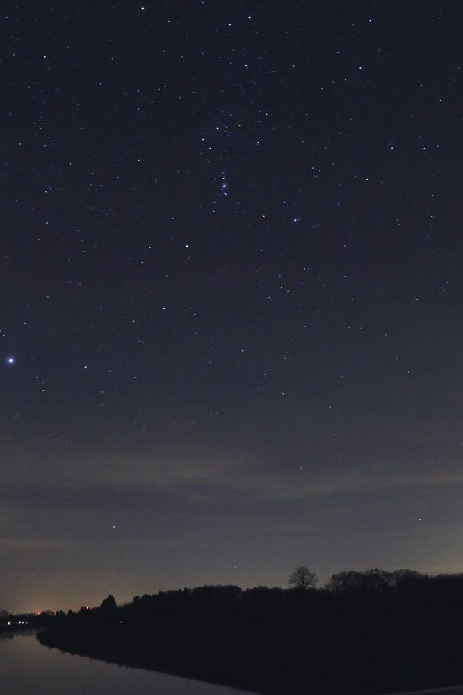 Ночь на речке