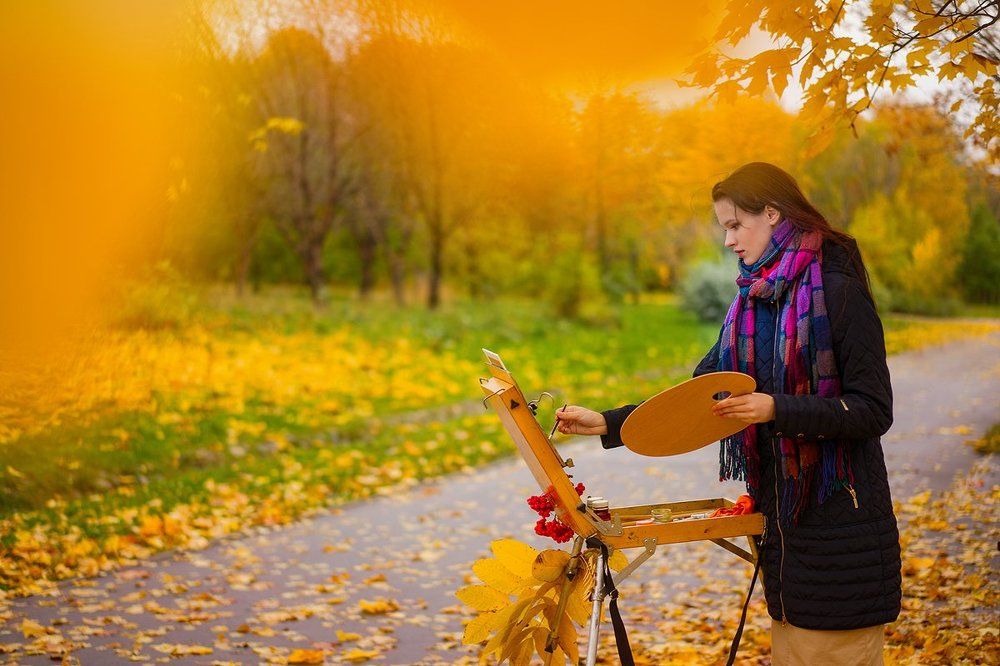 Рисую осень