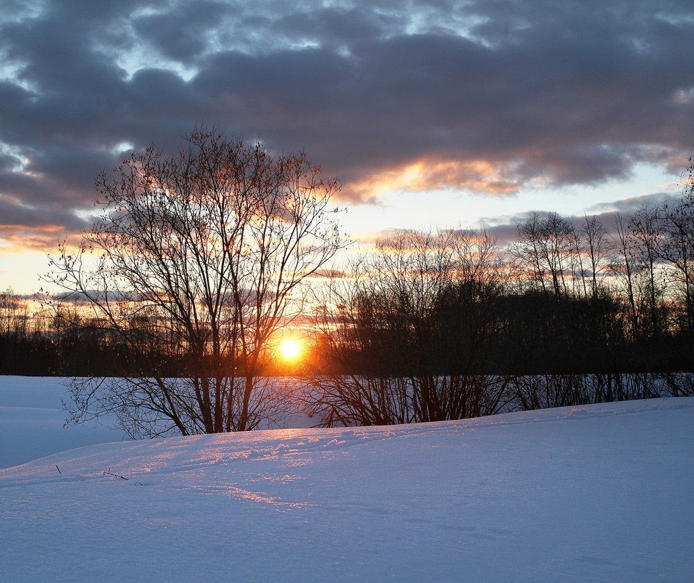Мартовский закат