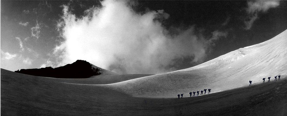 Казбек, Ледник Гергети