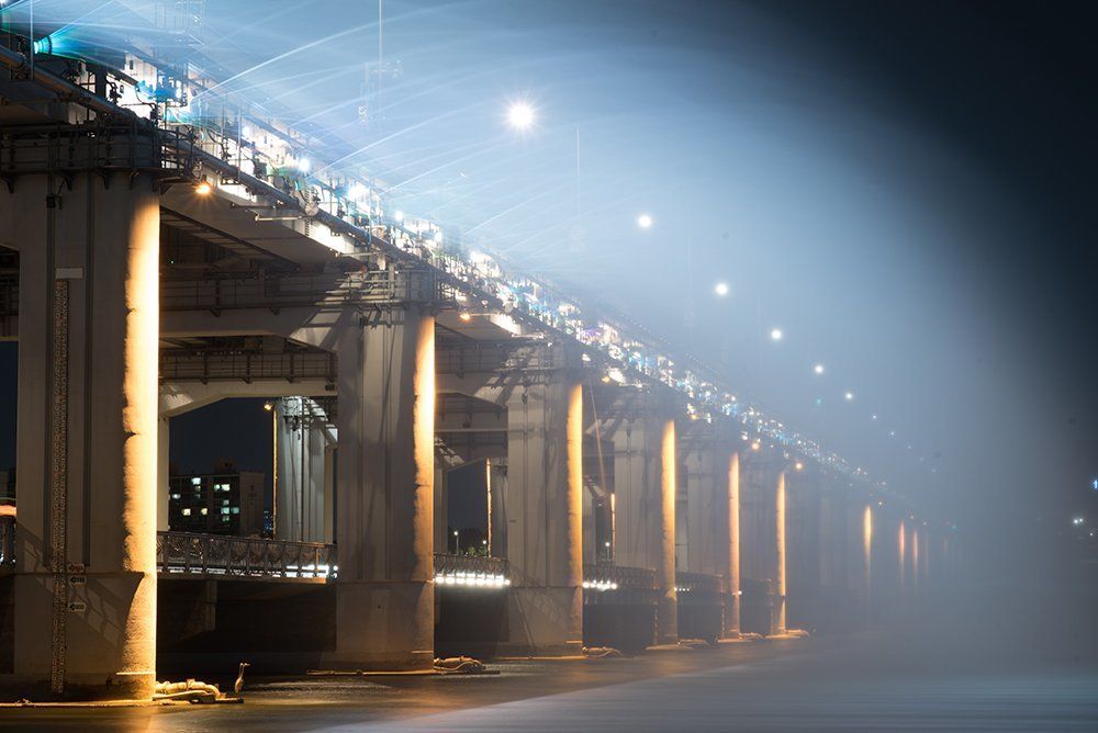 Фонтан в Сеуле