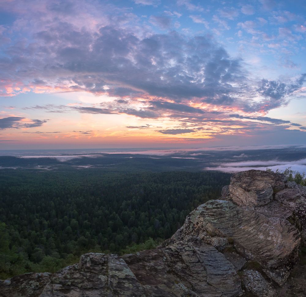 Закат после дождя