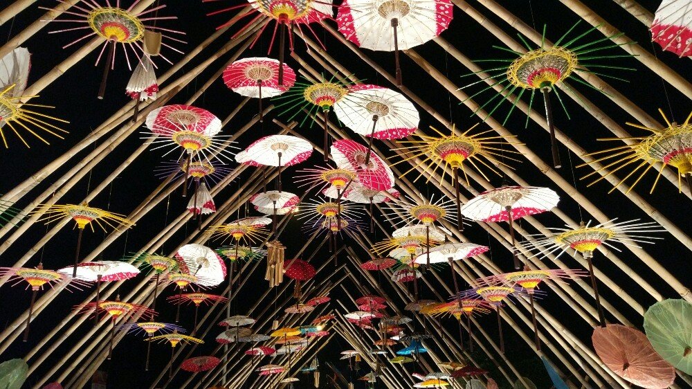 Sparkling of Umbrellas