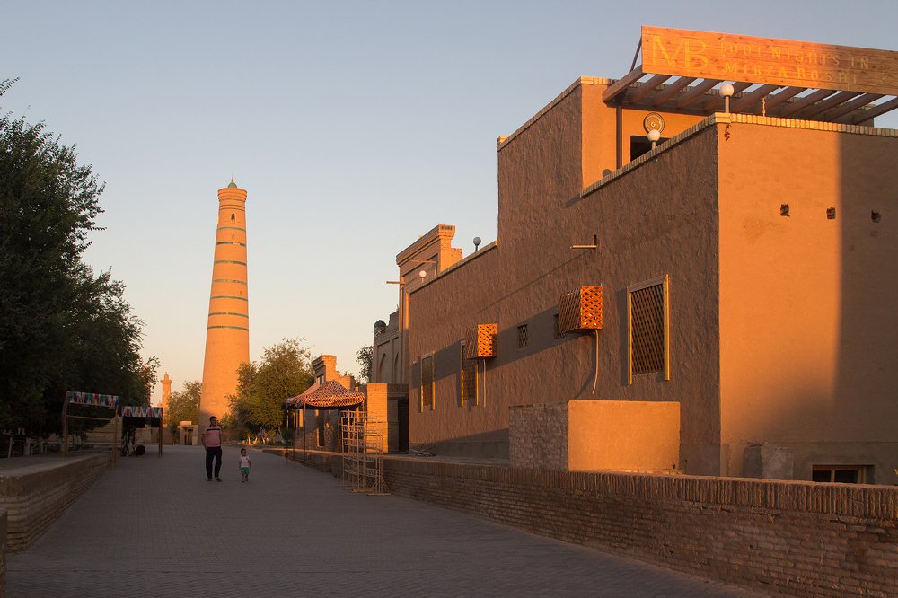 Золотая Хива на закате