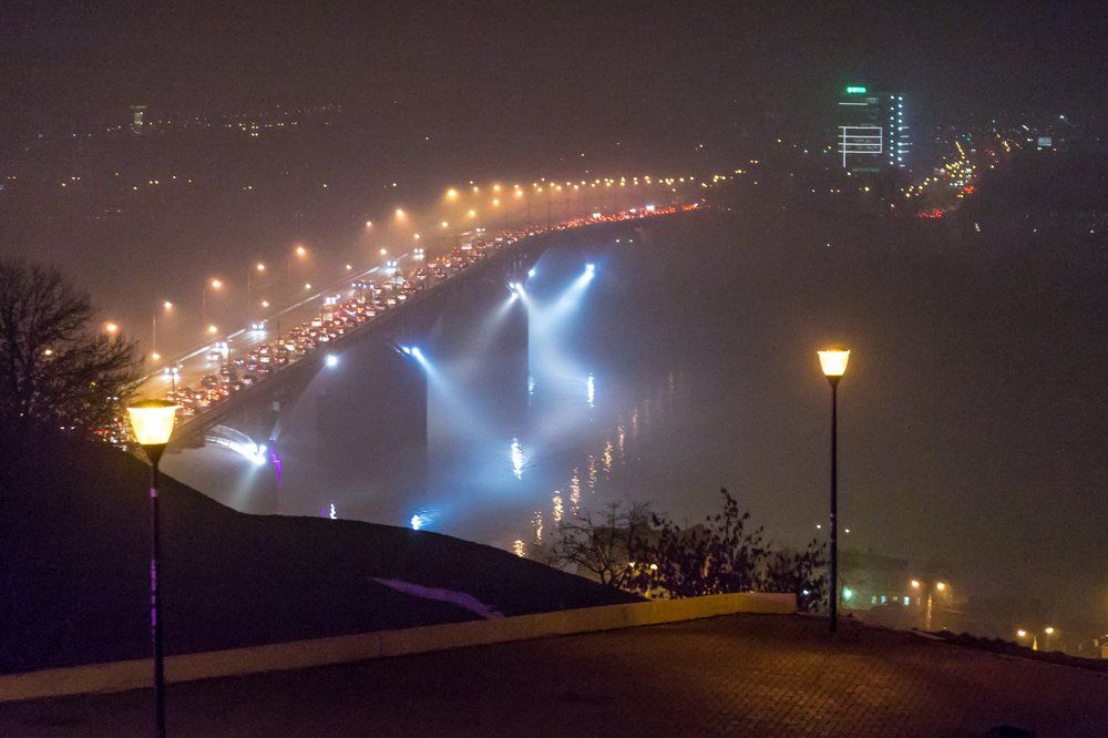 Туман в городе