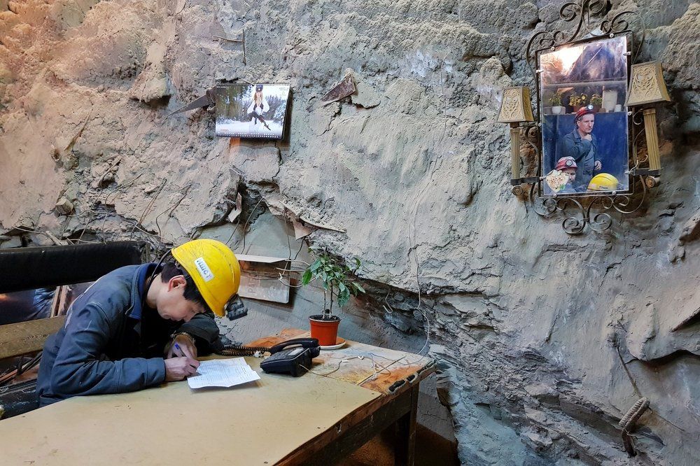 Конец рабочего дня.