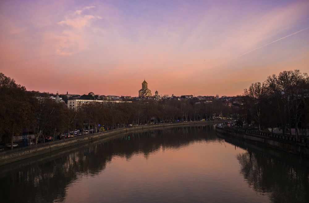 Sunset in Tbilisi