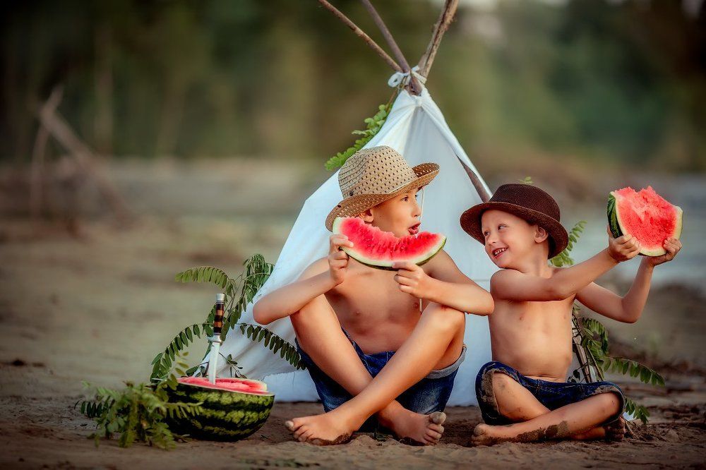 Лето на горной реке