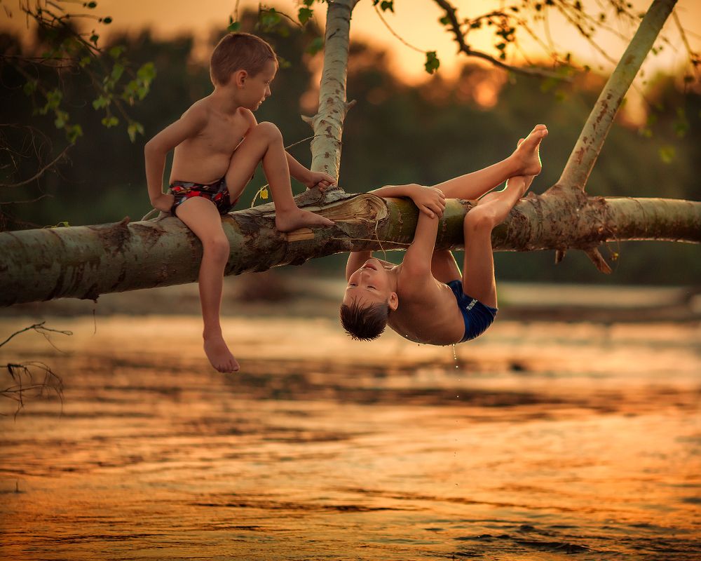 Лето на горной реке