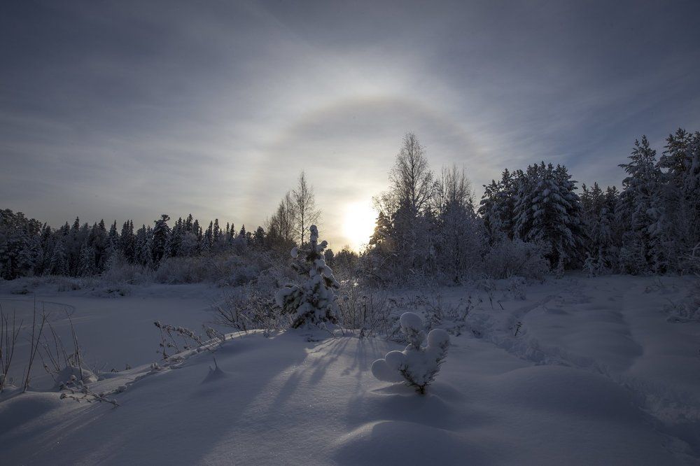 Зимняя радуга