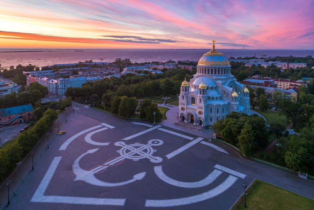 Рассвет в Кронштадте