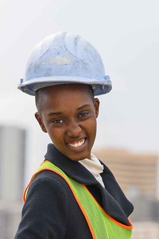 Девушка - тальман в ЮАР