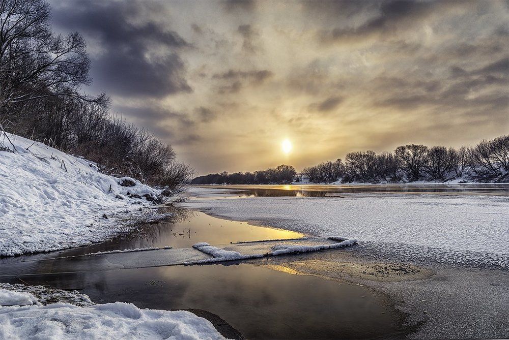 Закат на Дону
