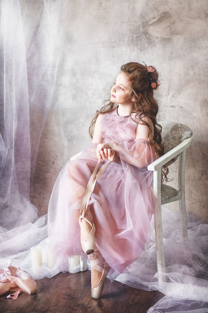 Будущая балерина...