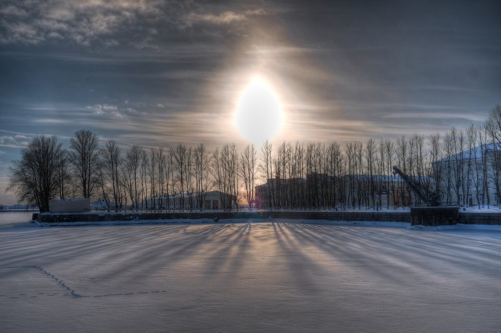 Зимний Кронштадт