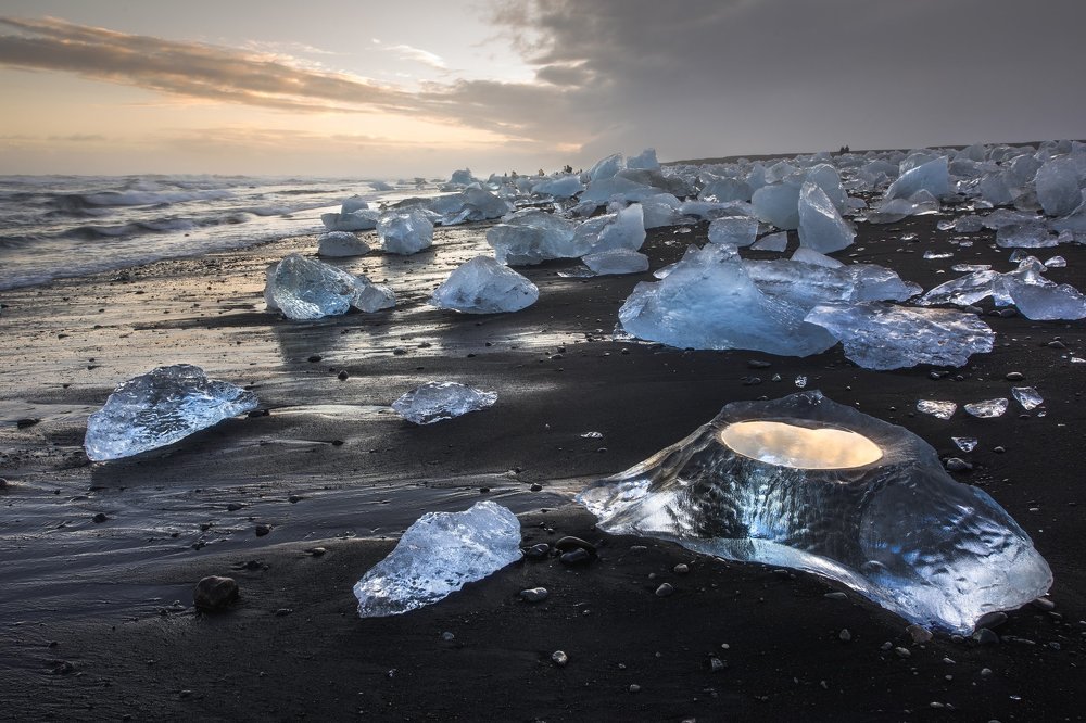 Ледяной пляж