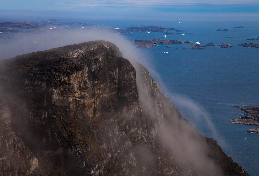 Как поднимаеться туман
