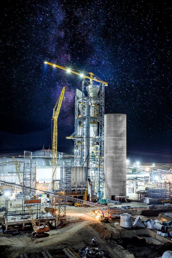 Цементный завод. Узбкистан. Сурхандарья.