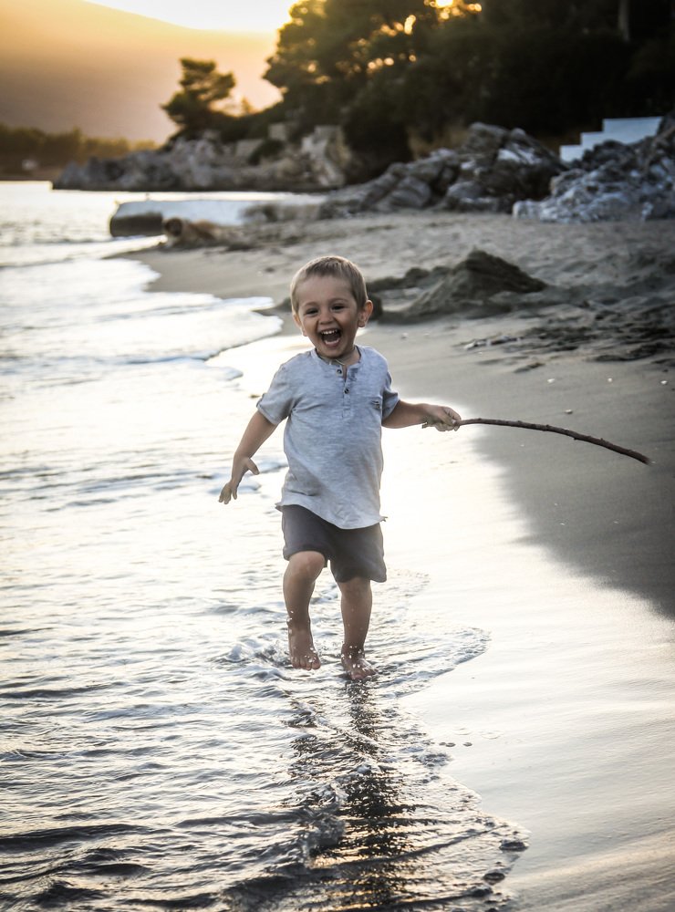 Happy time of childhood