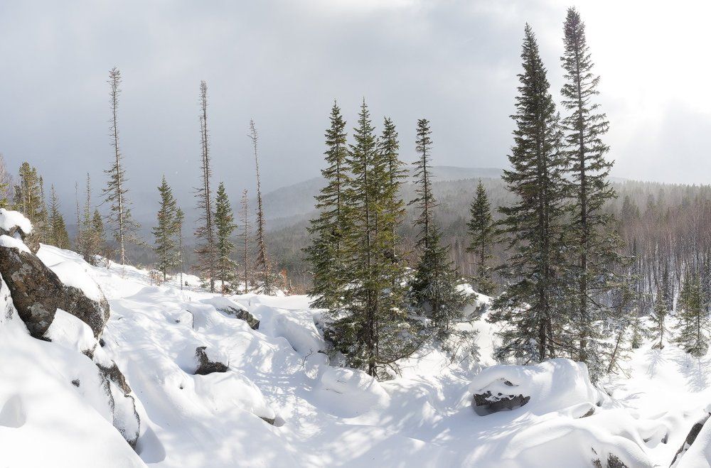 ...Прошла метель...