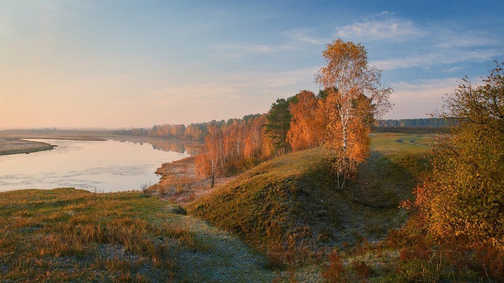 Утро на озере...