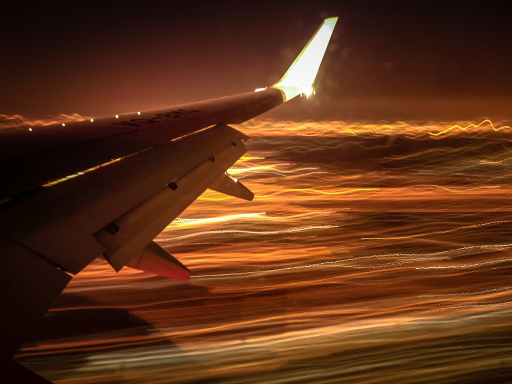 Across the burning sea