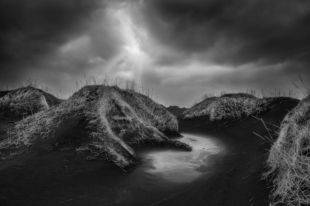 Черные  дюны моно